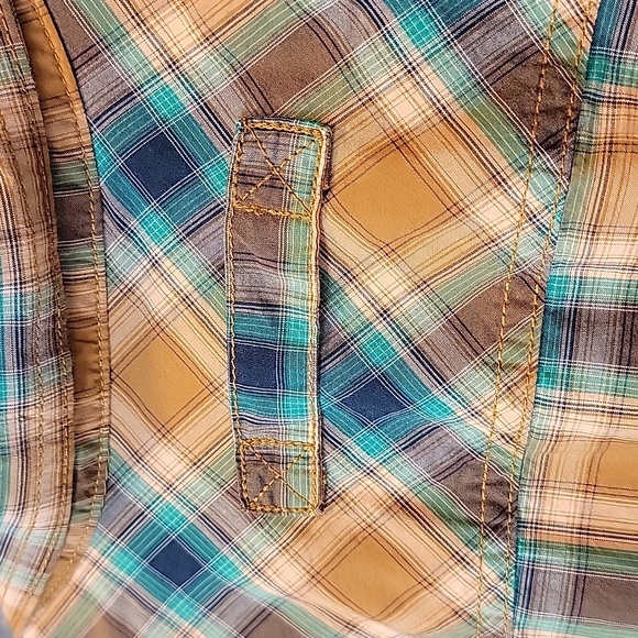 Duluth Trading Co. Relaxed Fit Plaid Long Sleeve Button Down Shirt Size XL - Picture 3 of 4
